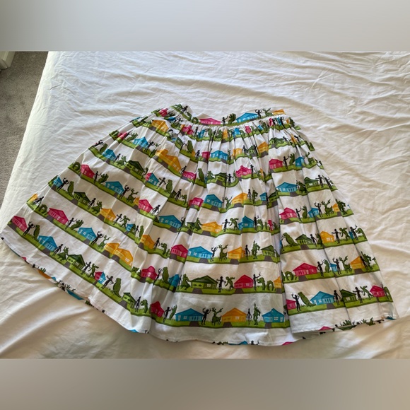 Vixen by Micheline Pitt Edward Scissorhands circle skirt - Picture 2 of 5